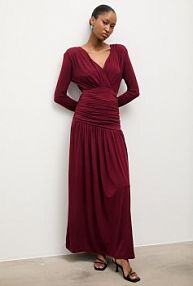 Sukienka Answear.LAB  bordowy sng.84.tos