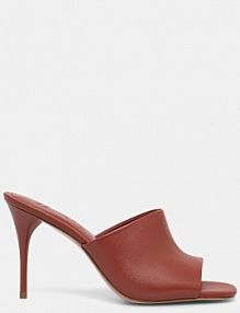 Klapki eleganckie Answear.LAB  czerwone LT2667-1.cjk