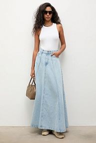 Spódnica jeansowa Answear.LAB  niebieska TR1.tok