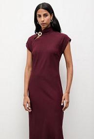 Sukienka Answear.LAB  bordowy 58266.tok