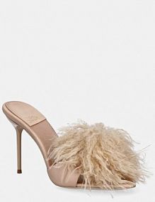 Klapki eleganckie Jeffrey Campbell  złote JC.1804.3.7