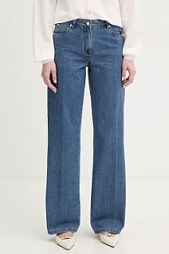 Jeansy Silvian Heach  niebieskie damskie GPP26111JE