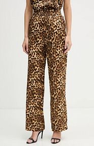 Spodnie eleganckie Silvian Heach  brązowe damskie GPP26130PA