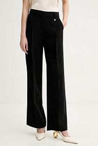 Spodnie eleganckie Silvian Heach  czarne damskie GPP26073PA