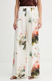 Spodnie eleganckie Silvian Heach  beżowe damskie GPP26052PA