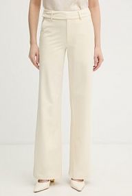 Spodnie eleganckie Silvian Heach  beżowe damskie GPP26115PA