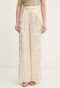 Spodnie eleganckie Silvian Heach  beżowe damskie GPP26239PA