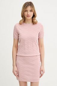 Sweter Silvian Heach  różowy damski GPP26397MA