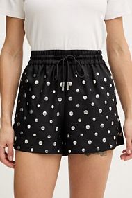 Szorty Silvian Heach  czarne damskie GPP26462SH