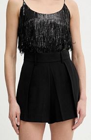 Szorty Silvian Heach  czarne damskie GPP26247SH
