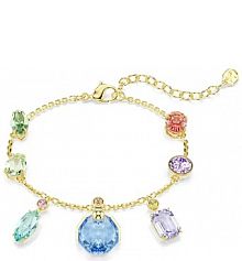 Bransoletka Swarovski  złota 5737442