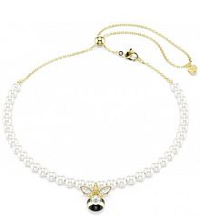 Naszyjnik Swarovski  złoty 5742677