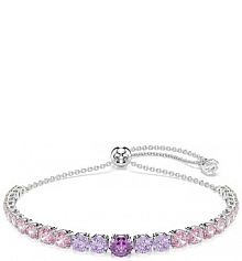 Bransoletka Swarovski  różowa 5751197