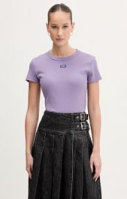 T-shirt HUGO Blue  fioletowy damski 50510749