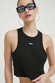 Top HUGO Blue  czarny damski 50511450