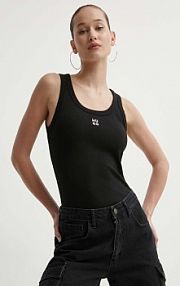 Top HUGO  czarny damski 50514489