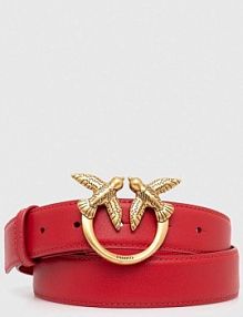 Pasek pinko  czerwony damski 100125.A0F1