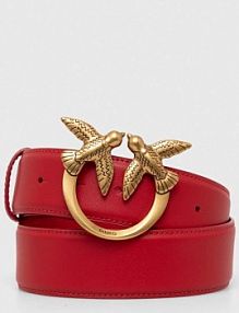 Pasek pinko  czerwony damski 100120.A0F1