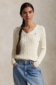 Sweter Polo Ralph Lauren  żółty damski 211891641