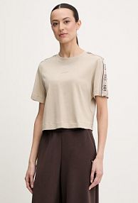 T-shirt Guess  beżowy damski V3RI08.I3Z14