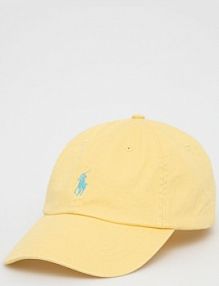 Czapka z daszkiem Polo Ralph Lauren  żółta damska 710667709043
