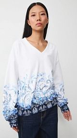 Bluza przez głowę Medicine  biała RS26-BLD300