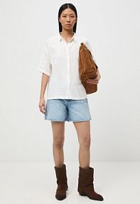 Koszula z krótkim rękawem Medicine  beżowa RS26-KKD302