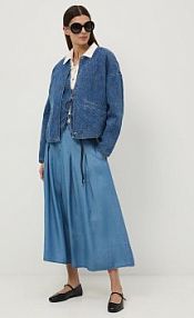 Kurtka jeansowe Medicine  niebieska damska RS26-KUD305