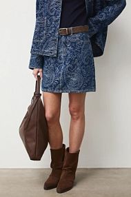 Spódnica jeansowa Medicine  granatowa RS26-SDD301