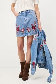 Spódnica jeansowa Medicine  niebieska RS26-SDD420