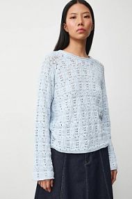 Sweter Medicine  niebieski damski RS26-SWD305