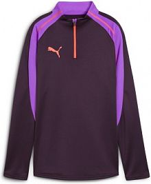 bluza piłkarska z zamkiem 1/4 individualblaze  midnight plum purple Puma damska