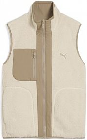  dwustronna kamizelka hybrydowa z dzianiną typu baranek  Puma damska