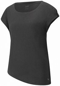 Koszulka z krótkim rękawem   studio foundation czarny Puma damski