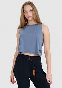 Top treningowy granatowy 4F 4FWSS25TSLEF160-32S