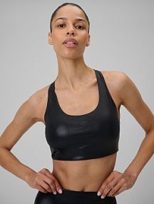 Biustonosz sportowy czarny 4F 4FRSS26USBAF264-20S