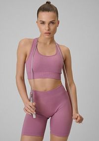 Biustonosz sportowy różowy 4F 4FWSS26USBAF242-63S