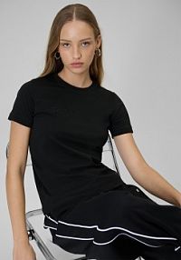 T-shirt czarny 4F damski 4FWSS26TTSHF2725-20S