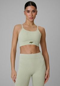 Biustonosz sportowy zielony 4F 4FWSS26USBAF203-42A