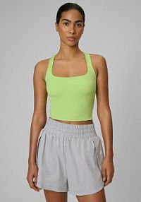 Top treningowy zielony 4F 4FWSS26TFSLF0751-42S