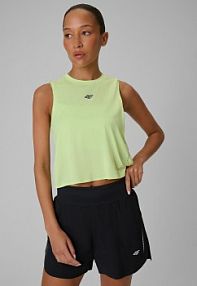 Top treningowy zielony 4F 4FRSS26TFSLF1097-73S