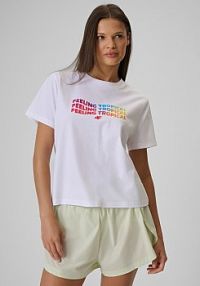 T-shirt biały 4F damski 4FWSS26TTSHF2720-10S