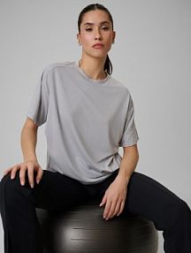 T-shirt szary 4F damski 4FWSS26TFTSF1811-27S