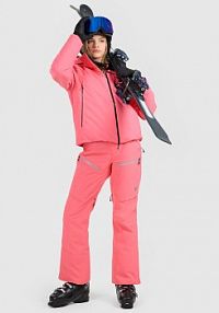 Spodnie narciarskie różowe 4F 4FWAW25TFTRF0995-63N