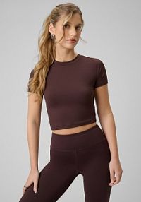 T-shirt brązowy 4F damski 4FRSS26TTSHF3634-80S