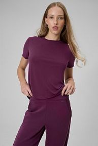 T-shirt czerwony 4F damski 4FWSS26TTSHF2773-60S