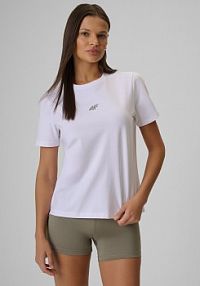 T-shirt biały 4F damski 4FRMM00TTSHF4369-10S
