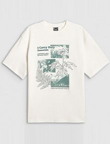 T-shirt biały 4F damski 4FRSS26TTSHF3705-11S