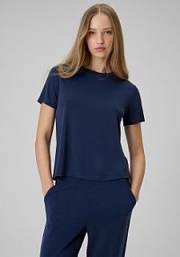 T-shirt granatowy 4F damski 4FWSS26TTSHF2773-31S