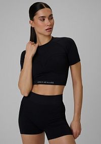 Top treningowy czarny 4F 4FWSS26TFTSF1813-20S